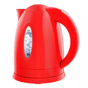 Kp72r Ovente 726084186019 7-cup Red Bpa Free Electric Kettle With Auto Shut-off And Boil-dry Protect