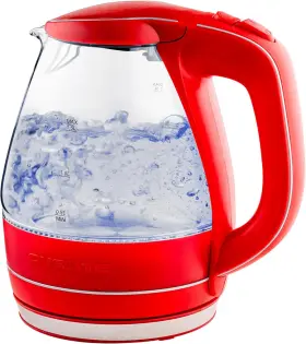 Ovente 789542530380 Electric Kettle 1.5l Borosilicate Glass Countertop Water Heater And Boiler For