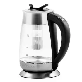 Ovente 814667029683 Portable Tea Kettle And Instant Heater 1-cup 1500-watts Stainless Steel Infuser