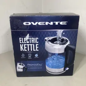 Kg612s Ovente Electric Glass Hot Water Kettle Prontofill 1.7 Liter 1500w Silver
