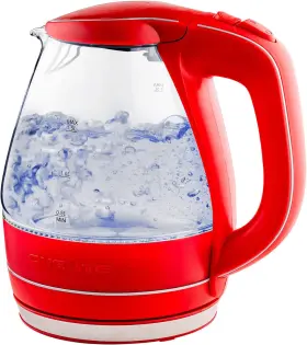 Kg83r Ovente Glass Electric Kettle Hot Water Boiler 1.5 Liter Borosilicate Fast