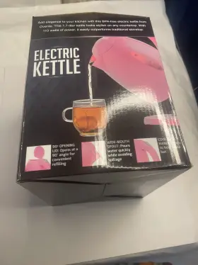 Kp72p Ovente Electric Pink Kettle 1.7 Liters 1100 Watts