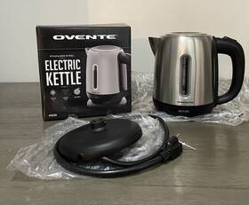 Ovente Ks225 Stainless Steel Electric Kettle 1.2l Auto Shut Off New