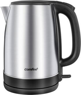 Ovente Ks27 Electric Tea Kettle Stainless Steel Coffee Pot Hot Water Cordless 1.7l Fast Boil