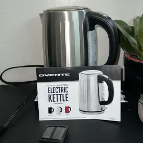Ks711s Ovente 1.7l Stainless Electric Kettle 1750w Bpa Free Auto Off Boil Dry Protect