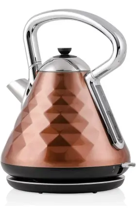 Ks755co Ovente Electric Hot Water Kettle 1.7 Liter 1500w Tea Maker Copper