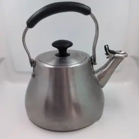 0619 Oxo Brew 1.7 Quart Classic Tea Kettle - Brushed Stainless Whistling Pot Guc