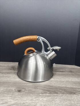 Oxo 1020 Uplift Tea Kettle Anniversary Edition Stainless Steel Cork Handle