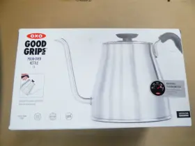 11206900 Oxo Good Grips Pour-over Kettle 1l Stainless Steel With Thermometer