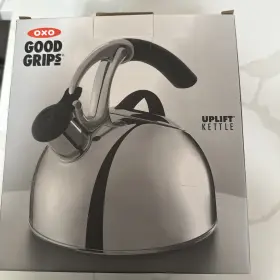 71180 Oxo Brew Uplift Brushed Stainless Steel Tea Kettle Brand New In Box Htf