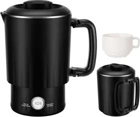 Ms-hk0569us-nwus Pahtto Portable Travel Electric Kettle 600ml Small Water With Ceramic Cup 304