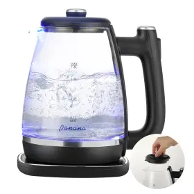 Panana 710917640762 1.8l Electric Kettle Glass With Blue Led Fast Boil Quiet Gla