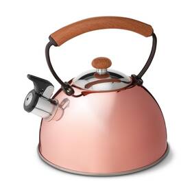 Pinky Up 11955 Hadley Stainless Steel Tea Kettle For Stovetop Whistling Teapot Ergonomic H