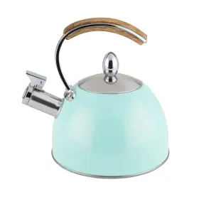 Pinky Up 762973848811 Presley Light Blue 70 Oz Tea Kettle Stovetop Induction Stainless Steel Whist