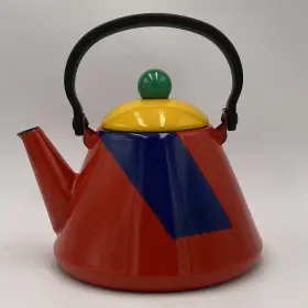 Pc-1.5k.r Pitch Honey Ware Fuji Enamel Tea Kettle Hot Water 1.5 L / 6.3 Cup Rare