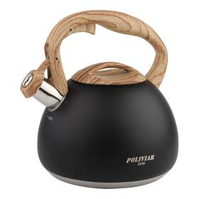 Poliviar 7379 Jx2018-wb20-us Tea Kettle Black Ti Stovetop 2.7 Quarts