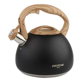 Jx2018-wb20-us Poliviar 7379 Tea Kettle Black Ti Stovetop 2.7 Quarts