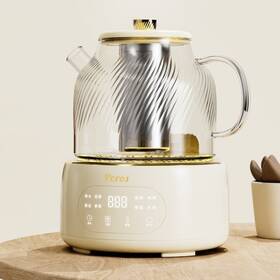 Poros Wk-ek1001-kdnk2 Glass Electric Fresh Stew Health Kettle And Pot