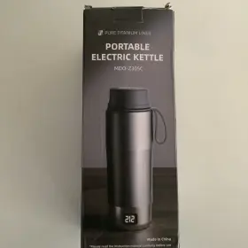 Mdo-z305c Portable Electric Kettle Pure Titanium Liner Boils Water Open Box