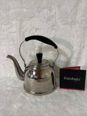 Potobelo Italia 167782790283 Tea Kettle Durable Stainless Steal Leakage Proof Design No Box