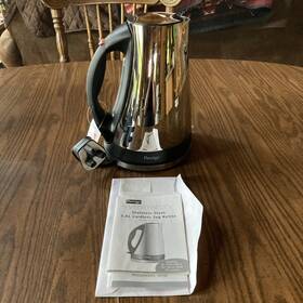 Prestige 50532 New No Box Stainless Steel 1.6 L Cordless Jug Kettle