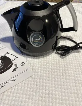 Presto 075741027043 Heat Ftn Steep Electric Tea Kettle