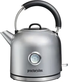 41035 Proctor Silex Retro Electric Tea Kettle Water Boiler And Heater 1.7l Cordless