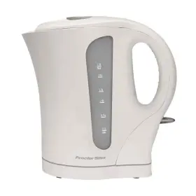 985120360m Proctor Silex 7 Cups 1.7-liter Plastic Cordless Electric Kettle In White