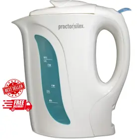 K2070ps Proctor Silex Electric Tea Kettle Water Boiler And Heater Auto-shutoff 1000
