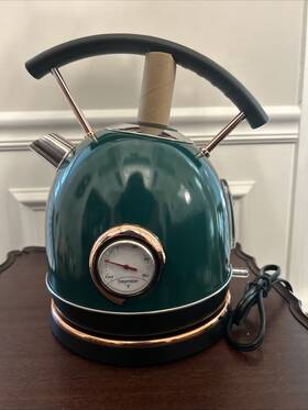Pukomc Ke2039 Green Retro Electric Kettle