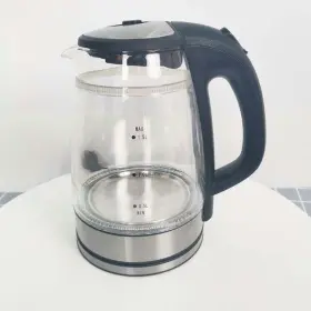 Gk1501 Queen Sense 1.5l Electric Kettle Double Layer Glass Hot Water Tea Pot Fast Boiling 1500w