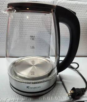 Ek232 Rainbean Ek233 Rainbeam Glass Electric Kettle 1.8 Liter Fast Heating Boil-dry Protection