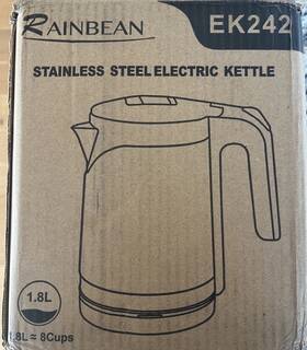 Rainbean Ek242 Stainless Steel Electric Kettle Water Heater 1.8l 900w