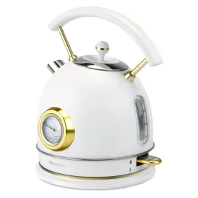1500w Rasonic 895075937575 Retro Electric Kettle 1.8l Stainless Steel Fast Quiet Boil Temperatu