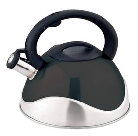 Reaowazo Ad888-bk Kitchen Sense Stainless Steel Stovetop Whistling Black Tea Kettle With Nylon