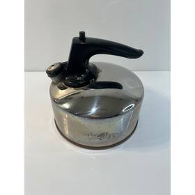 Revere Ware 600h Tea Kettle Vintage Stainless Steel Copper Bottom Teapot