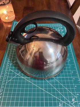 Revere Ware C08-c Stainless Steel Tea Kettle Whistling Spout