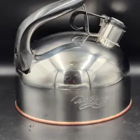 Cu08h Revere Ware 2.5 Quart Whistling Tea Kettle Copper Bottom Paul China