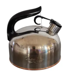 Cu10e Revere Ware Copper Bottom Whistling Tea Kettle 2 Quart Stainless Steel China