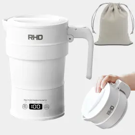 Xm-fk100 Rhd Travel Foldable Electric Kettle 700ml Hot Water With Multifunctional