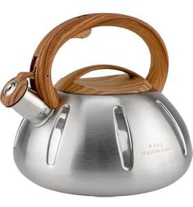 Riwendell Gs-04044ahy-2.0l Stainless Steel Whistling Tea Kettle Preowned Excellent Condition