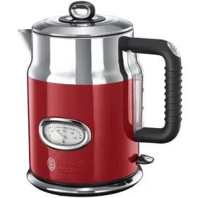 2167070 Russell Hobbs Excellent Condition Red Retro Ribbon Electric Kettle
