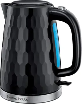 26051 Russell Hobbs Honeycomb 1.7l Cordless Electric Kettle 3kw Black