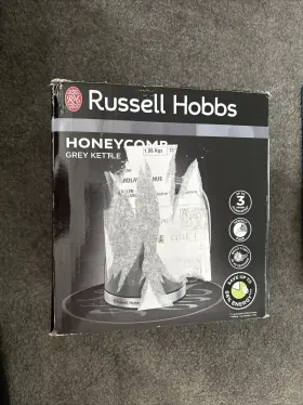 26053 Russell Hobbs Honeycomb Grey Kettle