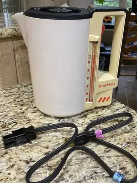 C3842 Russell Hobbs Vintage Electric Kettle 3 Pts C 3842 Tested Works 1.7 L