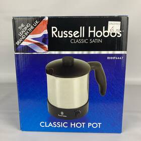 Russell Hobbs Rhhp4447 Vintage Hot Pot Classic Satin New