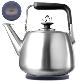 B0ffmsslrf Sadomain Tea Kettle Whistling Stovetop Large Capacity Teapot Suits