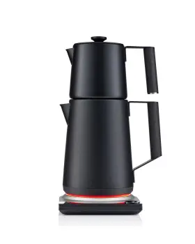 Saki 850015186417 Turkish Tea Maker Machine Pro Electric Double-pot Teapot 1.75l 120v 120 M Inch