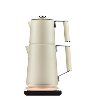Saki 850015186431 Turkish Tea Maker Machine Pro Electric Double-pot Teapot 1.75l 120v Min