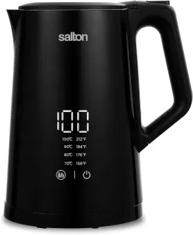 Jk1956 Salton Cool Touch Digital Temperature Control 1.5 L Electric Kettle